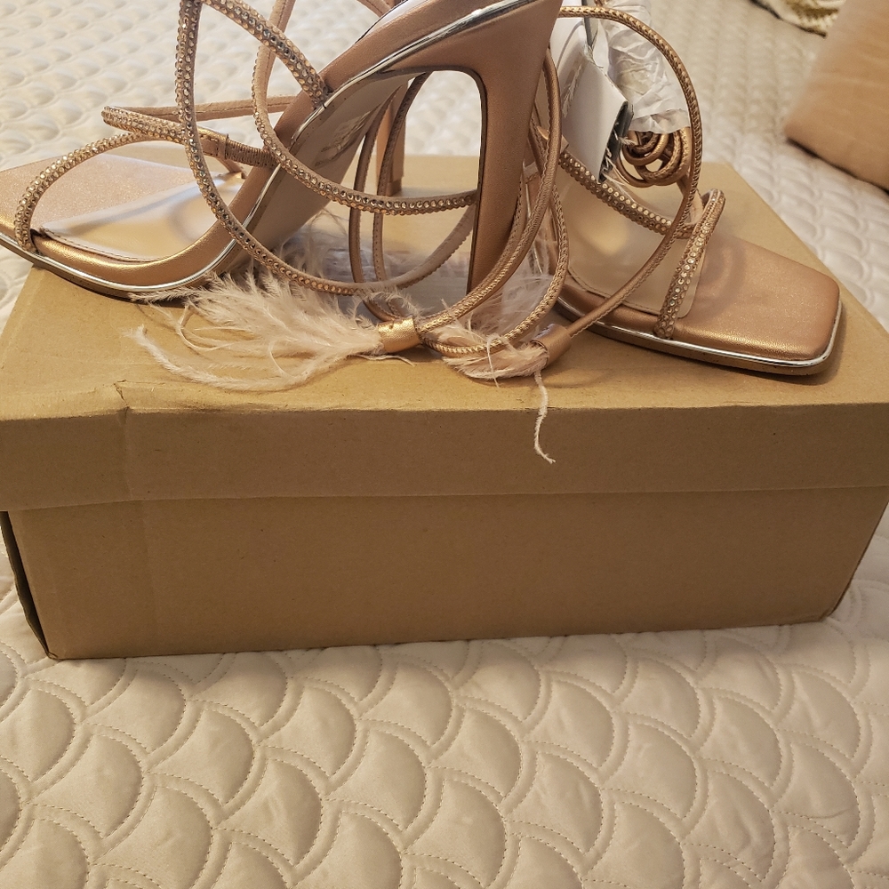 Steve Madden Upgrade Rose Gold Heel